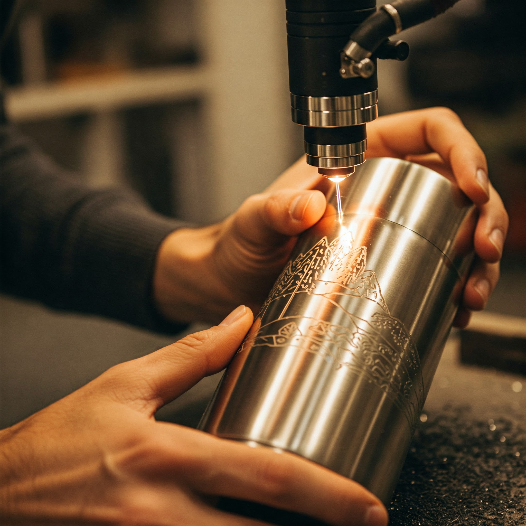 termos personalizados con laser
