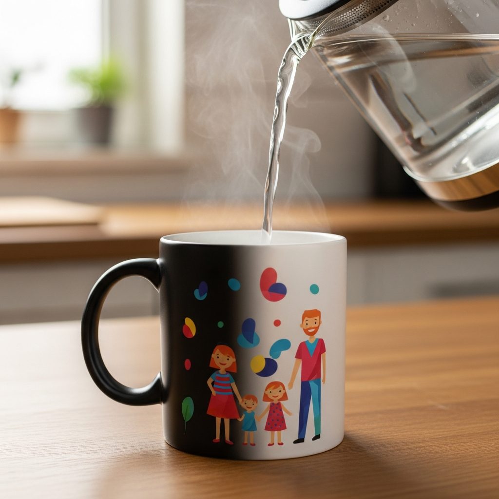 Tazas mágicas personalizadas: sorpresa con el calor
